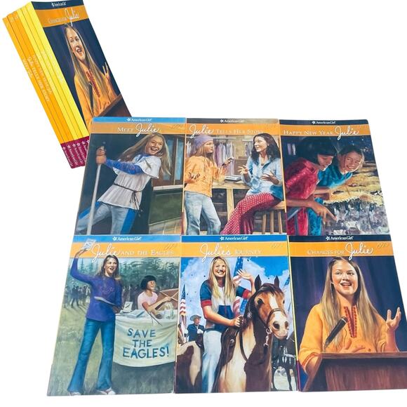 American Girl BOOK Set 6 Meet Julie Historical 1974 Paperback by Megan McDonald